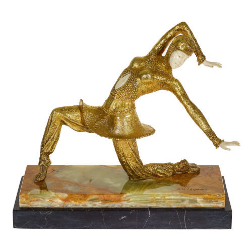D�M�TER HARALAMB CHIPARUS : Danseuse au sol (DOBIASCHOFSKY AUKTIONEN AG)