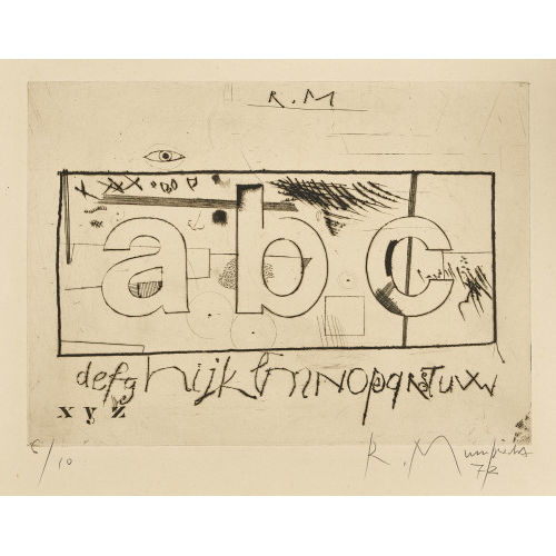 RUDOLF MUMPRECHT : 'abc' (DOBIASCHOFSKY AUKTIONEN AG)