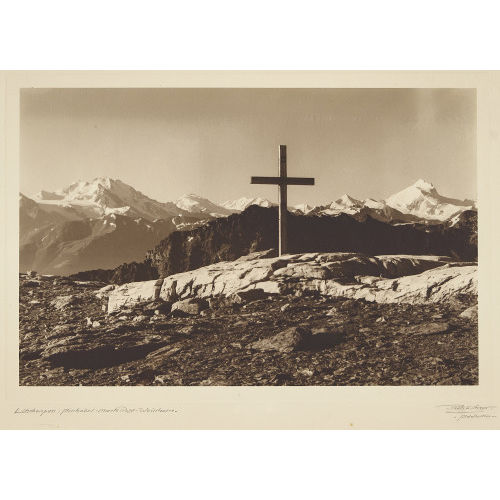 EMANUEL GYGER : 'L�tschenpass: Mischabel-Monte Rosa-Weisshorn' (DOBIASCHOFSKY AUKTIONEN AG)