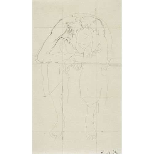 FERDINAND HODLER : Figurenstudie zu 'Die entt�uschten Seelen' (1892) (DOBIASCHOFSKY AUKTIONEN AG)