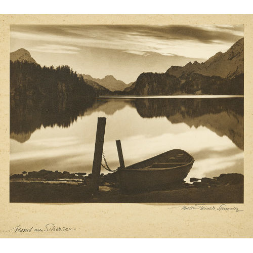 ALBERT STEINER : 'Abend am Silsersee' (DOBIASCHOFSKY AUKTIONEN AG)