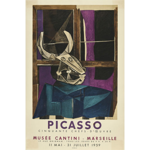 PABLO PICASSO : 'Picasso Mus�e Cantini Marseillle 1959' (DOBIASCHOFSKY AUKTIONEN AG)