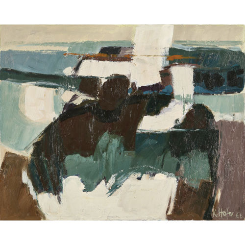 KONRAD HOFER : 'Verlassener Steinbruch' (DOBIASCHOFSKY AUKTIONEN AG)