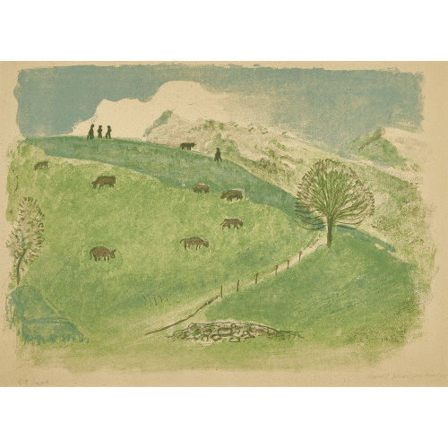 ERNST MORGENTHALER : K�he auf der Weide (DOBIASCHOFSKY AUKTIONEN AG)
