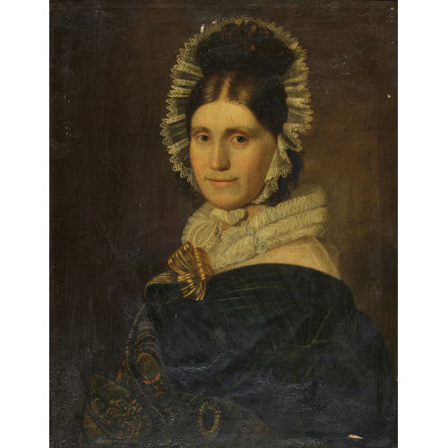 18./19. JH. SCHWEIZ : Portr�t einer Dame mit Spitzenhaube (DOBIASCHOFSKY AUKTIONEN AG)