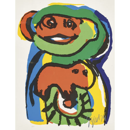 KAREL APPEL : Fratzen (DOBIASCHOFSKY AUKTIONEN AG)