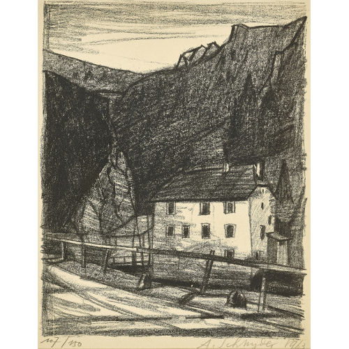 ALBERT SCHNYDER : Haus im Jura (DOBIASCHOFSKY AUKTIONEN AG)