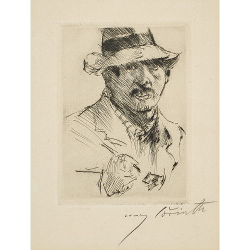 LOVIS CORINTH : 'Selbstbildnis' (DOBIASCHOFSKY AUKTIONEN AG)