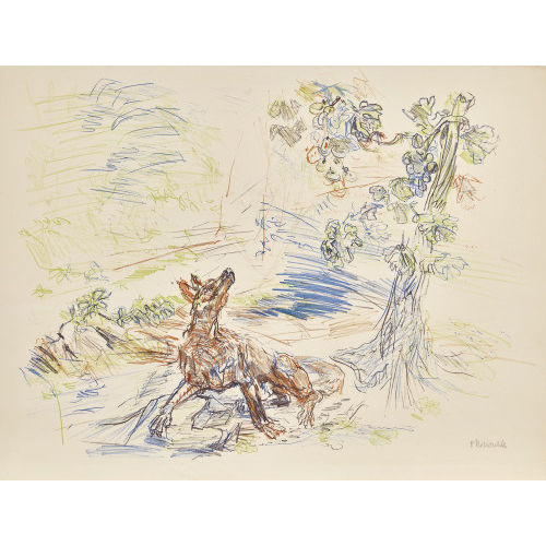 OSKAR KOKOSCHKA : 'Der Fuchs und die sauren Trauben' (DOBIASCHOFSKY AUKTIONEN AG)