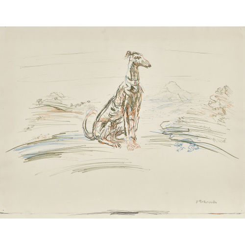 OSKAR KOKOSCHKA : 'Windhund' (DOBIASCHOFSKY AUKTIONEN AG)