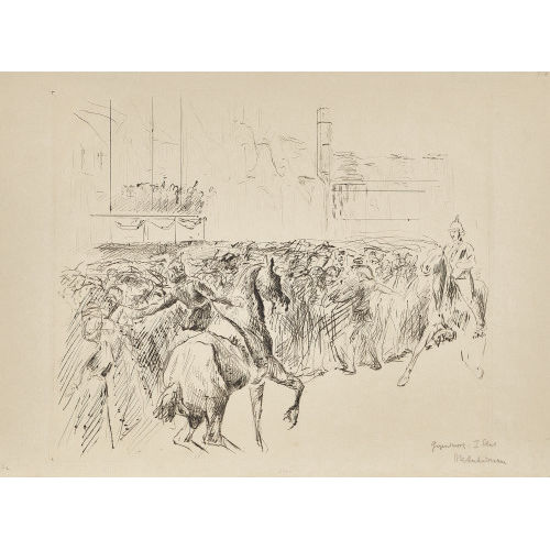 MAX LIEBERMANN : 'Einzug der K�nigin von Holland' (DOBIASCHOFSKY AUKTIONEN AG)