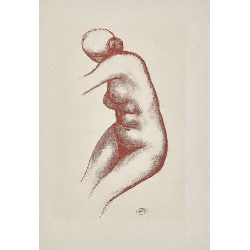 ARISTIDE JOSEPH BONAVENTURE MAILLOL : 'Femme nue' (DOBIASCHOFSKY AUKTIONEN AG)
