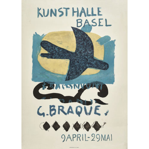 GEORGES BRAQUE : 'Kunsthalle Basel 9 April - 29 Mai (1960)' (DOBIASCHOFSKY AUKTIONEN AG)