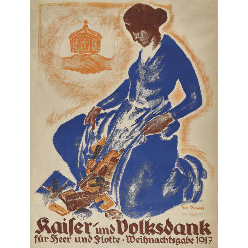 ERICH GRUNER : 'Kaiser und Volksdank f�r Heer und Flotte' (DOBIASCHOFSKY AUKTIONEN AG)