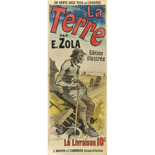 JULES CH�RET : 'La terre par E. Zola' (DOBIASCHOFSKY AUKTIONEN AG)