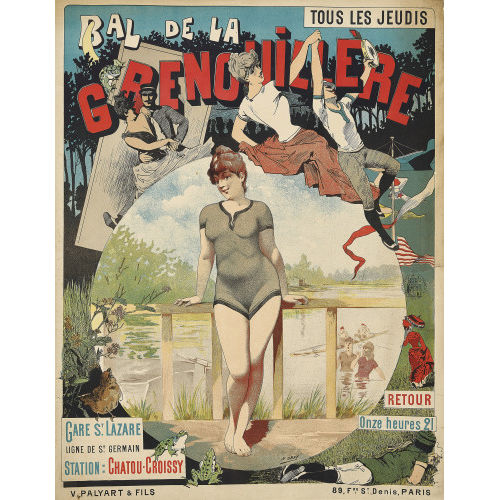 HENRI (EIGTL. BOULANGER GRAY : 'Bal de la Grenouille' (DOBIASCHOFSKY AUKTIONEN AG)