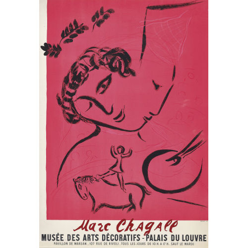 MARC CHAGALL : 'Mus�e des Arts D�coratifs - Palais du Louvre' (DOBIASCHOFSKY AUKTIONEN AG)