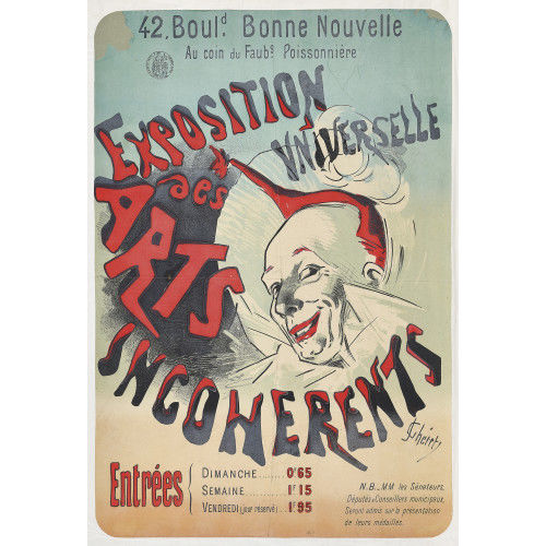 JULES CH�RET : 'Exposition universelle des Arts incoh�rents' (DOBIASCHOFSKY AUKTIONEN AG)