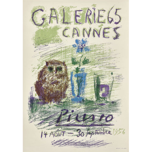 PABLO PICASSO : 'Galerie 65 Cannes Picasso 1956' (DOBIASCHOFSKY AUKTIONEN AG)