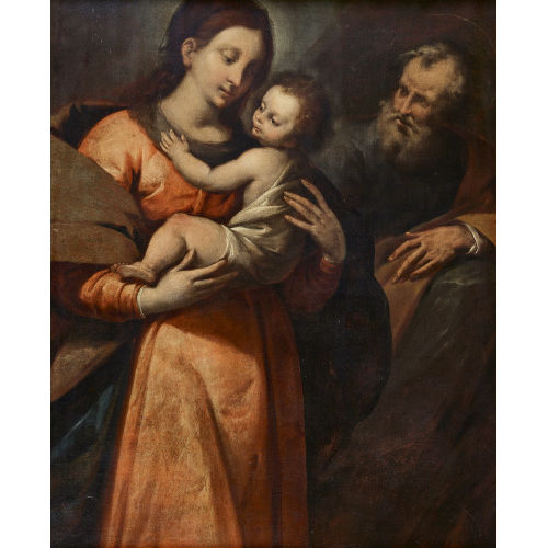 17. JH. ITALIEN : Die Heilige Familie (DOBIASCHOFSKY AUKTIONEN AG)