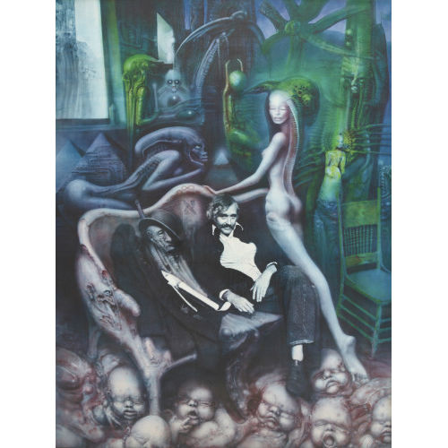 HANS-RUEDI GIGER : Portr�t Friedrich Kuhn (DOBIASCHOFSKY AUKTIONEN AG)