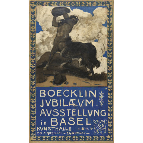 HANS SANDREUTER : 'Boecklin Jubilaeum Ausstellung in Basel Kunsthalle 1897' (DOBIASCHOFSKY AUKTIONEN AG)