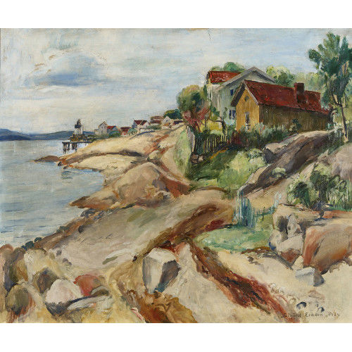 SIGURD ERIKSEN : K�stenlandschaft (DOBIASCHOFSKY AUKTIONEN AG)