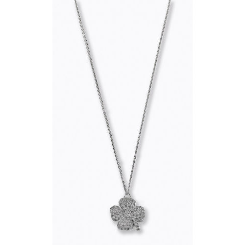 BRILLANT-ANH�NGER MIT KETTE : (DOBIASCHOFSKY AUKTIONEN AG)