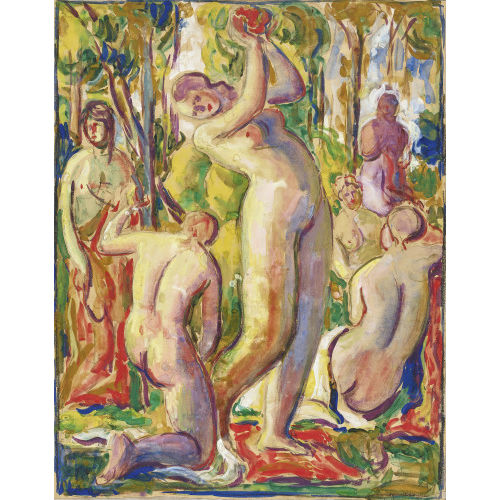 CASIMIR EDMOND REYMOND : Femmes nues sous les arbres (DOBIASCHOFSKY AUKTIONEN AG)