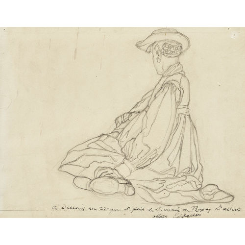RAPHY DALLVES : Jeune brmensarde assise (DOBIASCHOFSKY AUKTIONEN AG)