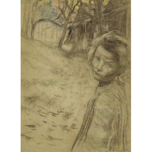 OTTO VAUTIER : Fillette � Savi�se (DOBIASCHOFSKY AUKTIONEN AG)