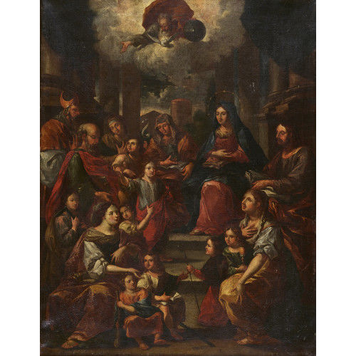 LEANDRO (EIGTL. DAL PONTE BASSANO : Der zw�lfj�hrige Jesus im Tempel (DOBIASCHOFSKY AUKTIONEN AG)