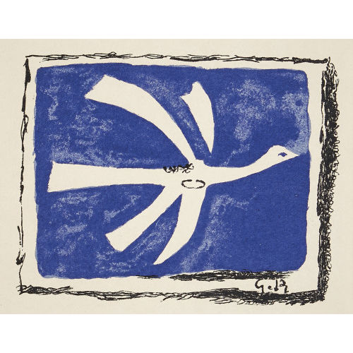 GEORGES BRAQUE : Oiseau bleu (DOBIASCHOFSKY AUKTIONEN AG)