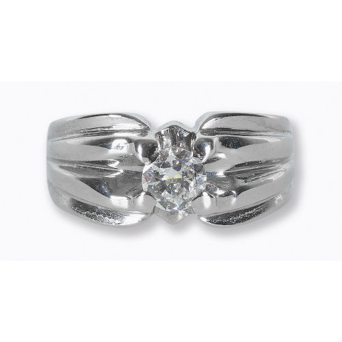 SOLITAIRE-RING : (DOBIASCHOFSKY AUKTIONEN AG)