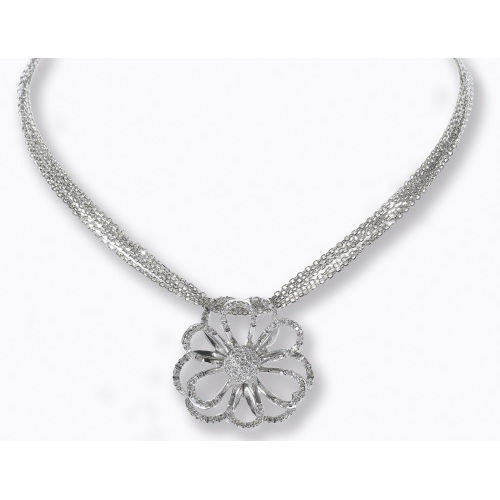 DIAMANT-ANH�NGER MIT KETTE : (DOBIASCHOFSKY AUKTIONEN AG)