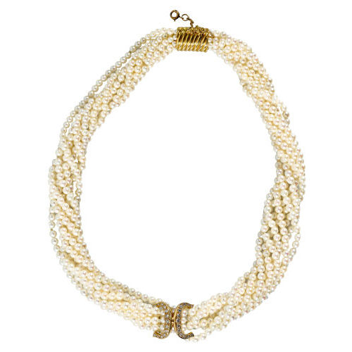 PERLEN-COLLIER : Cartier 'C' (DOBIASCHOFSKY AUKTIONEN AG)