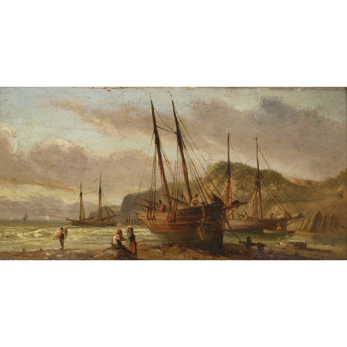 T.H. LEGRAND : 'C�te de France, Mar�e Basse' (DOBIASCHOFSKY AUKTIONEN AG)