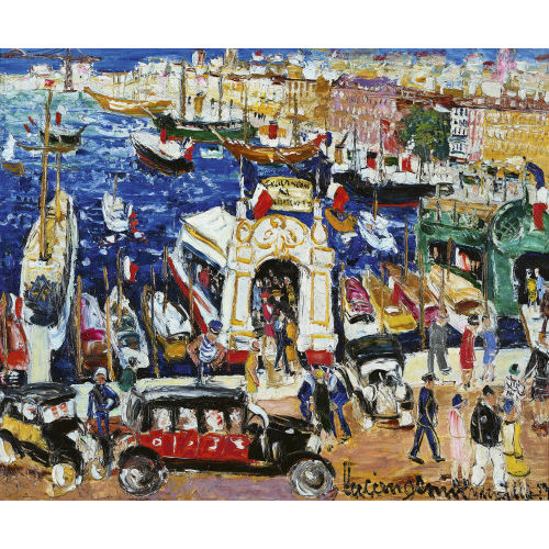 LUCIEN G�NIN : Le vieux port de Marseille (DOBIASCHOFSKY AUKTIONEN AG)