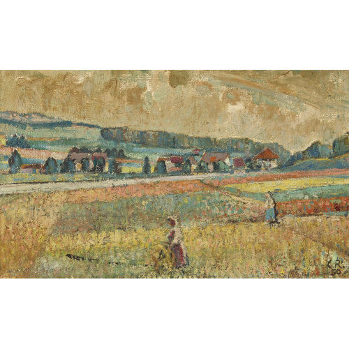 CARL ROESCH : Weite Feldlandschaft (DOBIASCHOFSKY AUKTIONEN AG)