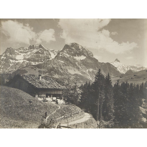 EMANUEL GYGER : Gross Lohner von Adelboden aus mit Tschingellochtighorn (DOBIASCHOFSKY AUKTIONEN AG)