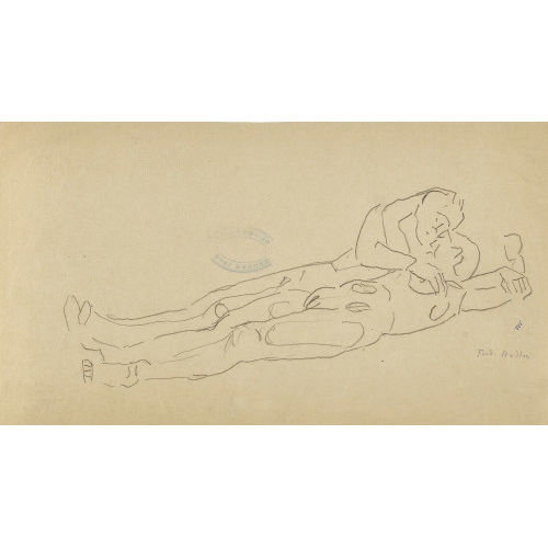 FERDINAND HODLER : Studie zu 'Die Liebe' (DOBIASCHOFSKY AUKTIONEN AG)