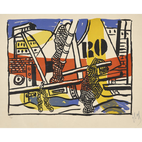 FERNAND L�GER : Le port de Trouville (DOBIASCHOFSKY AUKTIONEN AG)