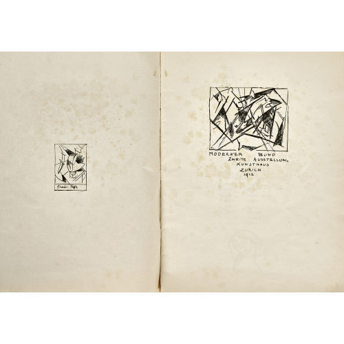 DIVERSE K�NSTLER DES 20. JH. : 'Moderner Bund. Zweite Ausstellung' (DOBIASCHOFSKY AUKTIONEN AG)