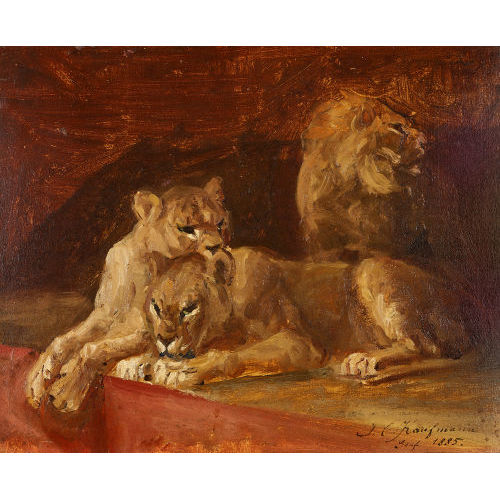JOSEF CLEMENS KAUFMANN : L�wentrio (DOBIASCHOFSKY AUKTIONEN AG)