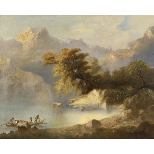 JEAN MARC BENJAMIN TEPPING : Fischer am Vierwaldst�ttersee (DOBIASCHOFSKY AUKTIONEN AG)