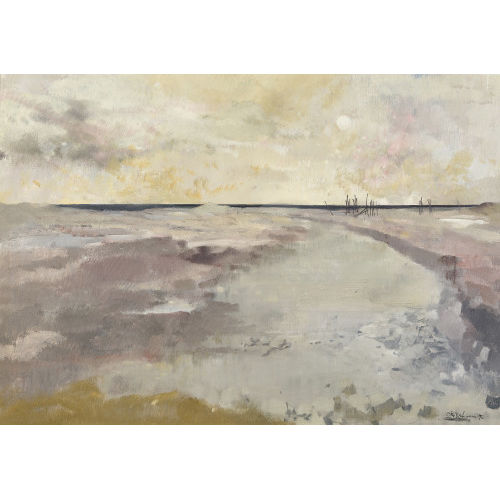 OTTO BACHMANN : Strandlandschaft (DOBIASCHOFSKY AUKTIONEN AG)