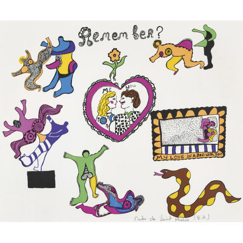 NIKI DE SAINT PHALLE : 'Remember?' (DOBIASCHOFSKY AUKTIONEN AG)