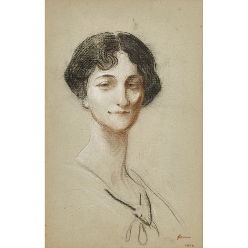 JEAN LOUIS FORAIN : Portrait d'une femme (DOBIASCHOFSKY AUKTIONEN AG)