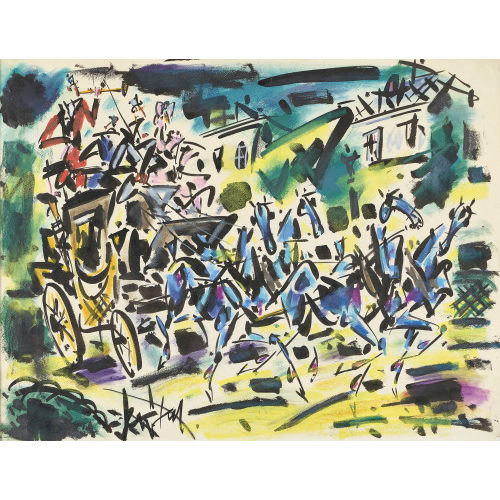 EUG�NE) GEN PAUL (EIGTL. PAUL : Tour en cal�che (DOBIASCHOFSKY AUKTIONEN AG)