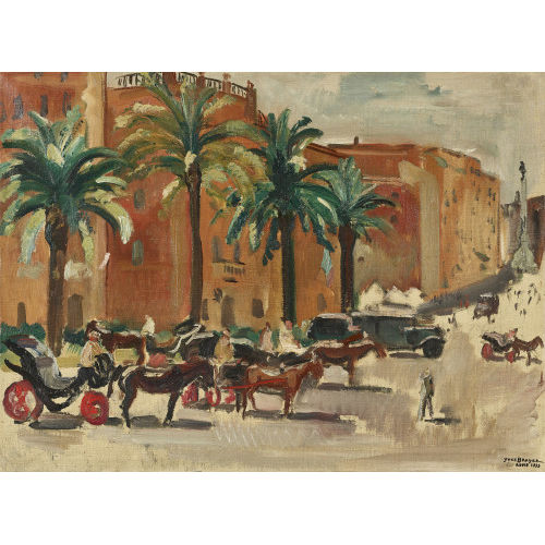 YVES BRAYER : 'Place d'Espagne' (DOBIASCHOFSKY AUKTIONEN AG)